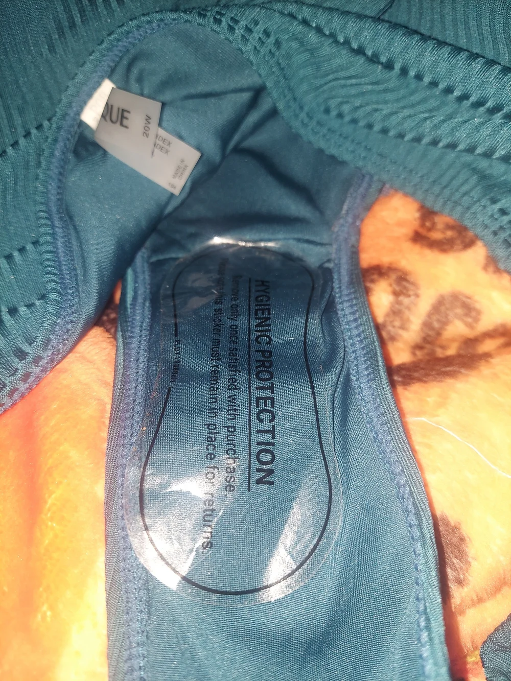 Ribbed High-Waist Swim Bottom in Teal - Women Swim